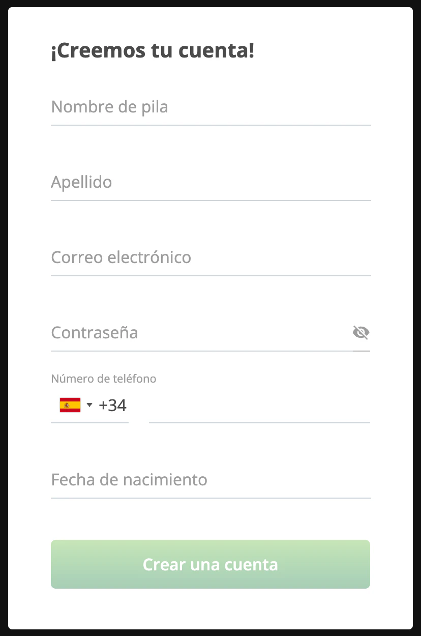Pasos para registrarse y abrir una cuenta en Wild Casino